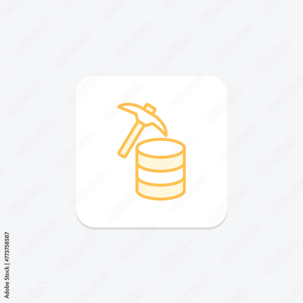 Data mining icon, data, mining, analysis, extraction, editable vector, pixel perfect, illustrator ai file Data mining icon, data, mining, analysis, extraction, editable vector, pixel perfect, illustrator ai file
