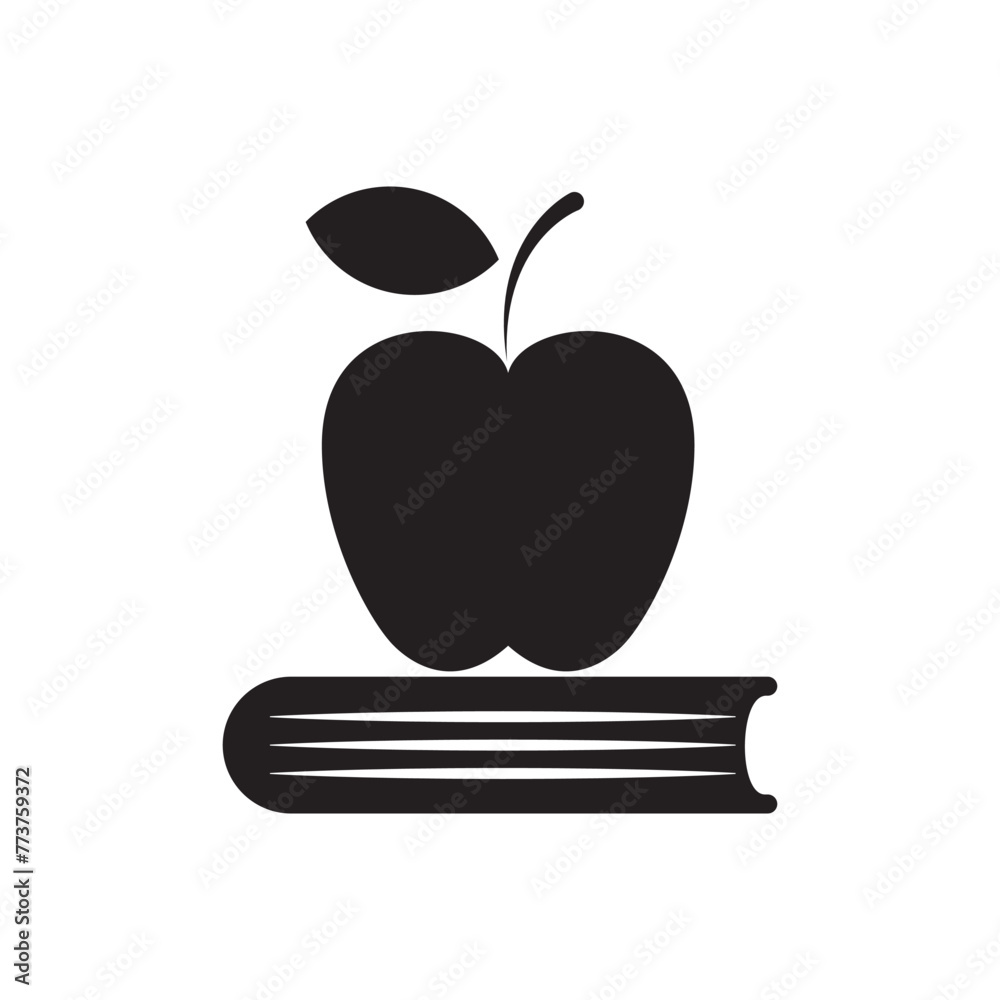 Fototapeta premium Apple fruit icon