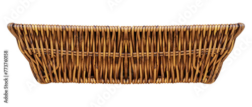 Brown wicker basket