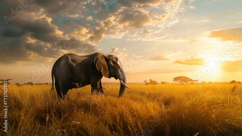 Elephant landscape