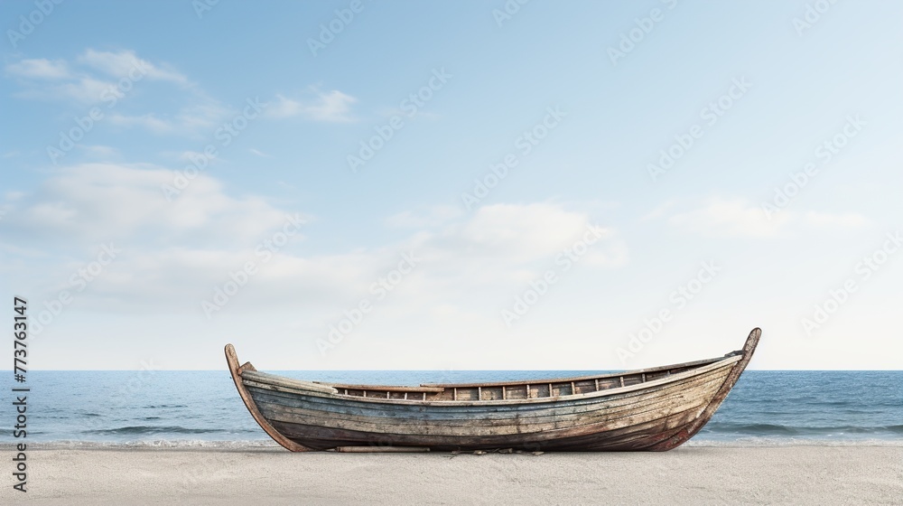 boat on the beach  high definition(hd) photographic creative image