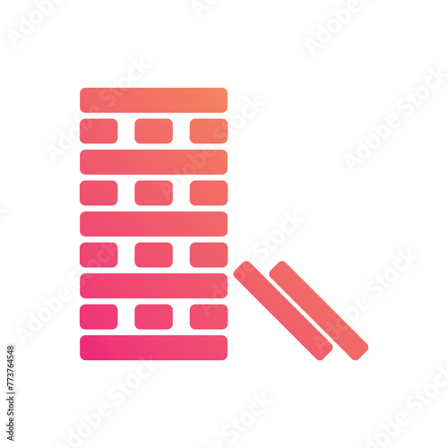 Jenga vector icon