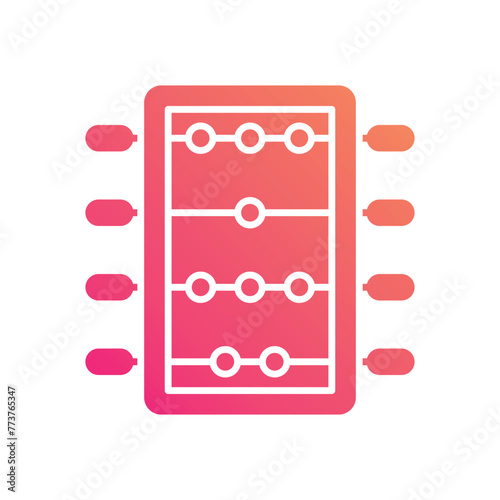 Table Soccer vector icon