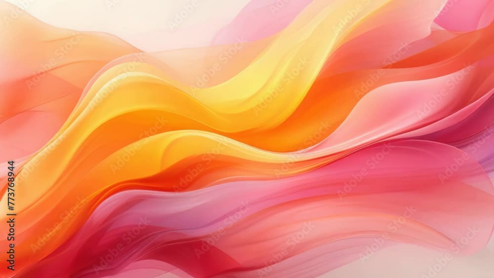 A colorful, curvy line with a pink and orange hue A colorful, curvy line with a pink and orange hue