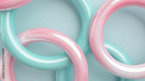 AI art, colorful circle background