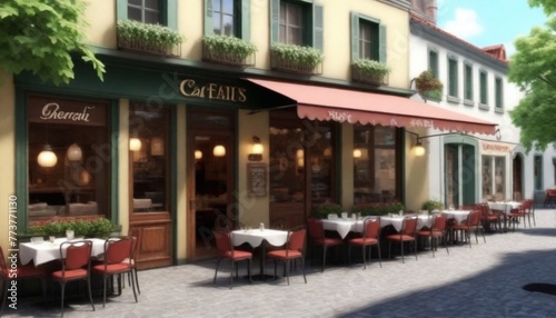 Charming Europeanstyle cafe with outdoor seating a (13)