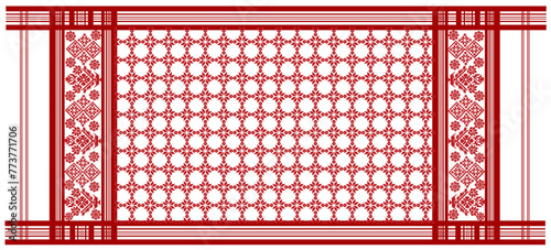 gamusa, gamosa assam . The gamosa, also known as gamusa, holds great cultural significance for the indigenous people of Assam, This traditional textile pattern is typically a white rectangular cloth