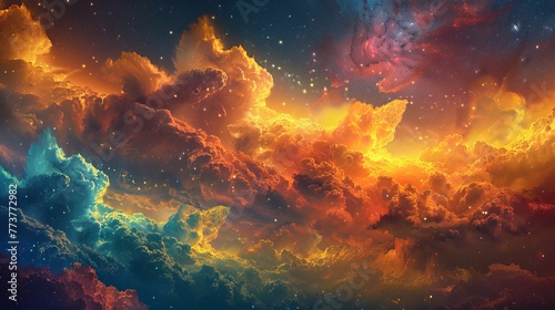 Stunning digital art showcasing the universe's most beautiful cloud