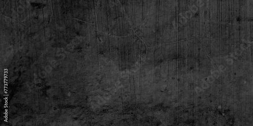 Vector background grunge illustration. Old aged damaged cracked grunge black anthracite gray dark concrete cement plaster facade wall texture background. black stone concrete texture background. photo