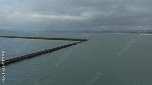 Wallpaper Mural Harbour entrance in Gisborne, Gisborne, New Zealand. Torontodigital.ca