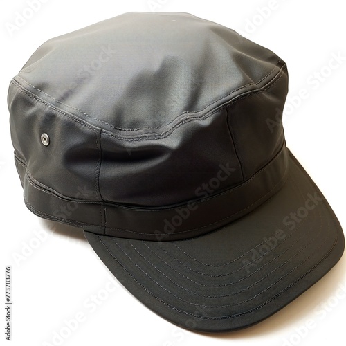 Baseball cap isolated on white background, Back view, Clipping path included