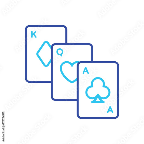Rummy vector icon