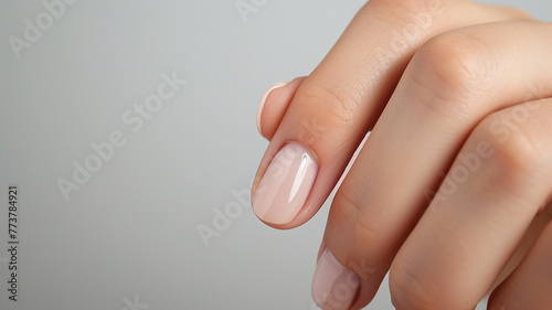 Pastel nail manicure close-up  background image for a beauty salon
