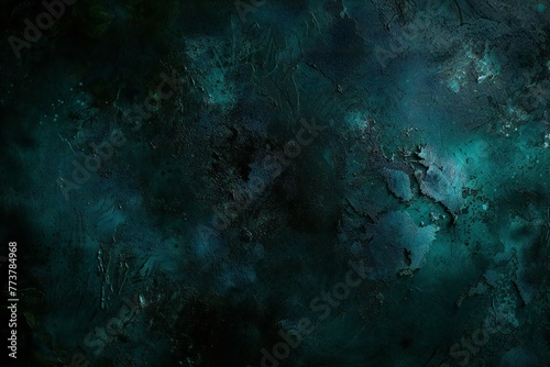 Abstract blue background texture with grunge brush strokes and paint stains