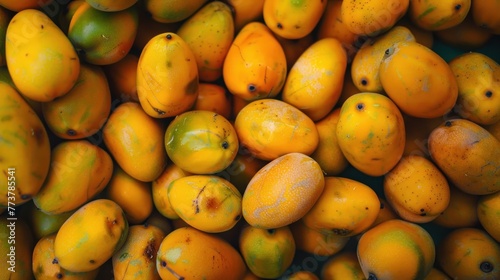 many Mangos in a basket