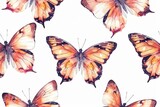 colored butterflies background