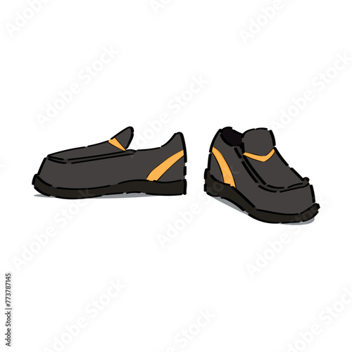 Stylish shoes on white background © Pixel-Shot