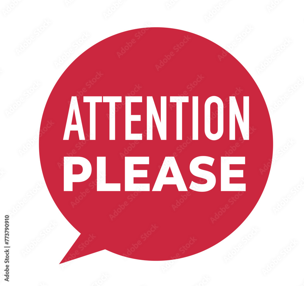 Attention Please Triangle Sign vector Attention Please Triangle Sign vector