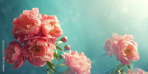 pink flower, generative ai photo