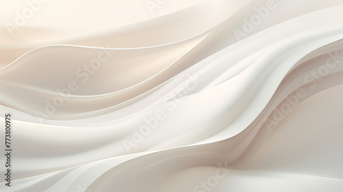 A serene abstract milk background, evoking a sense of calm and simplicity with its soft, flowing curves Ai Generative