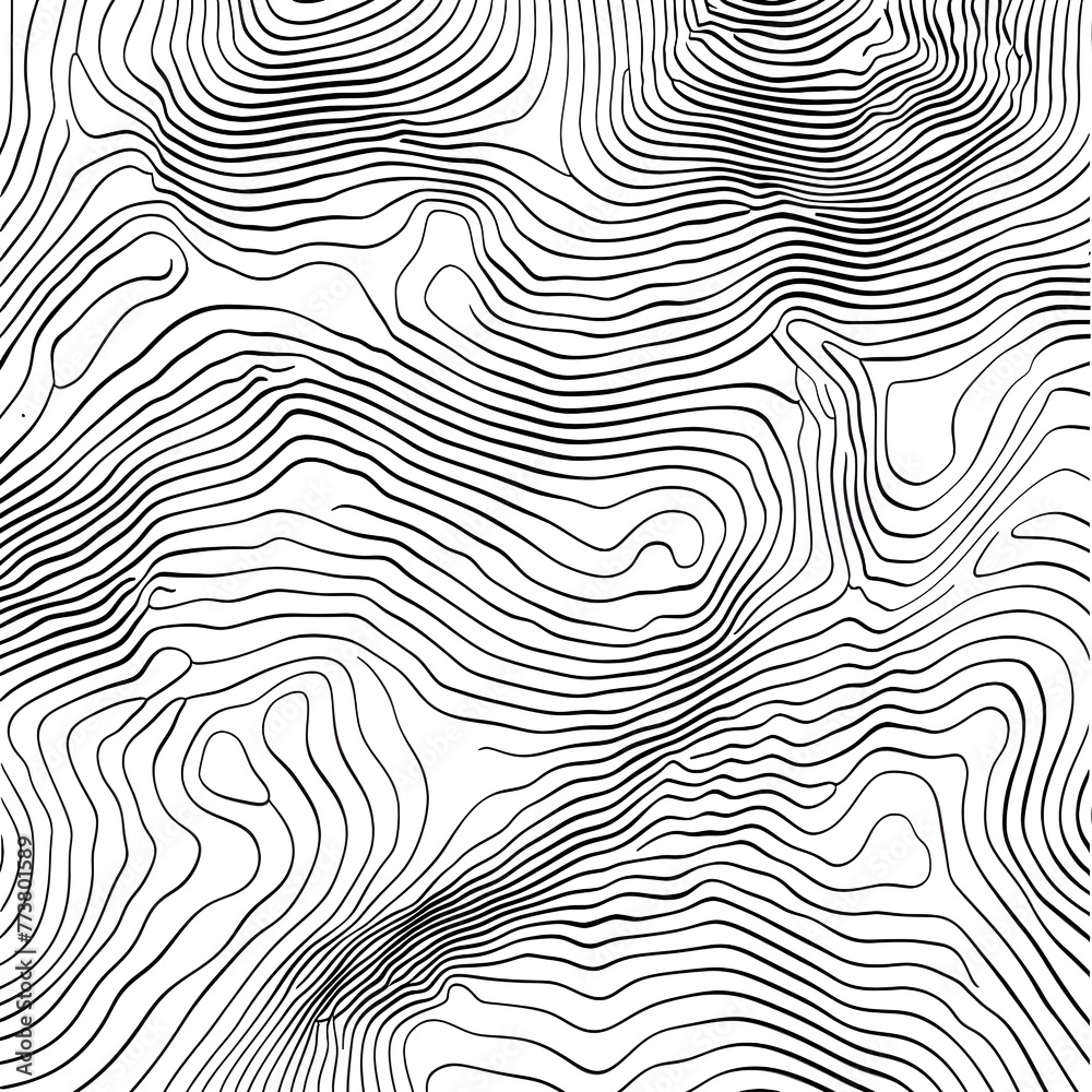 Trippy line pattern - Ai Generated