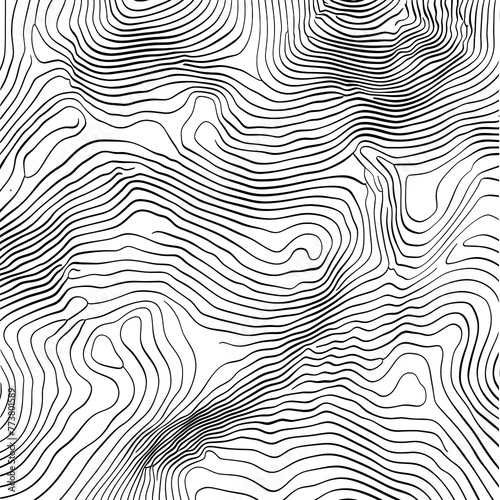 Trippy line pattern - Ai Generated