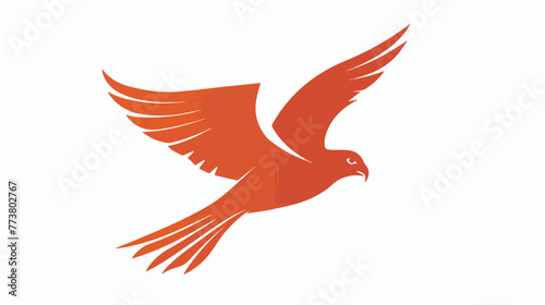 Falcon logo template vector illustration design flat vector