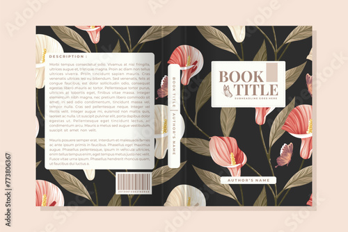 aesthetic floral book cover 13