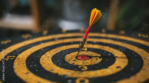 Businessman set goals for work. Hand holding a dart aiming at the target center business. goal, aiming marketing target metaphor, Succeed dart board, defines objectives, success investment ideas...