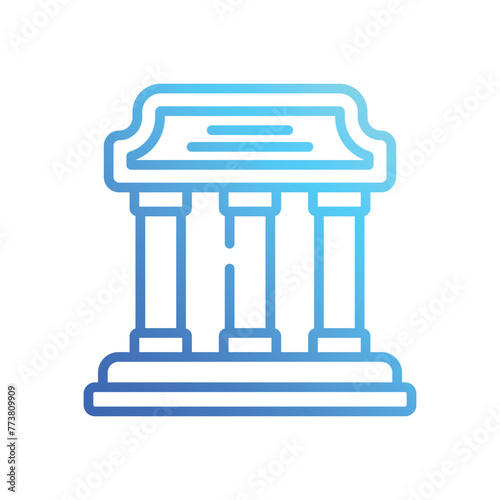 Courthouse  icon design