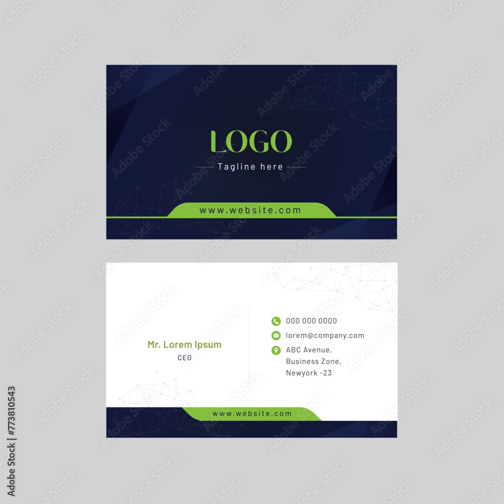 Premium business card elegant looking business card luxury visiting card minimalistic clean brand asset brand stationary vector business card