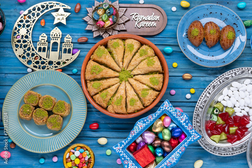 Colorful Ramadan Eid Candy, Traditional Ottoman Candy (Osmanlı Akide Sekeri) Photo, Üsküdar Istanbul, Turkiye photo