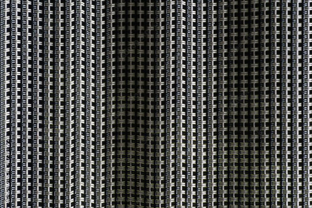 Yarn mesh regular unregular pattern of squares with waves