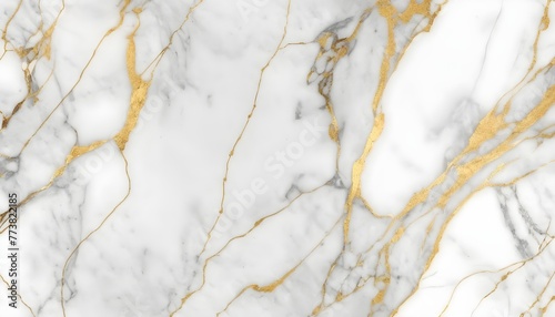 White luxury marble tile texture with gold veins pattern 