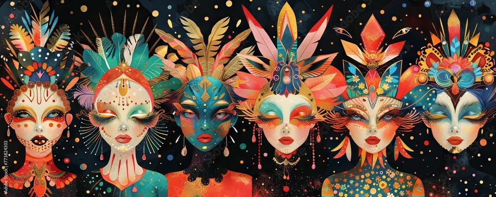 Carnival Party.art illustration Carnival Party.art illustration
