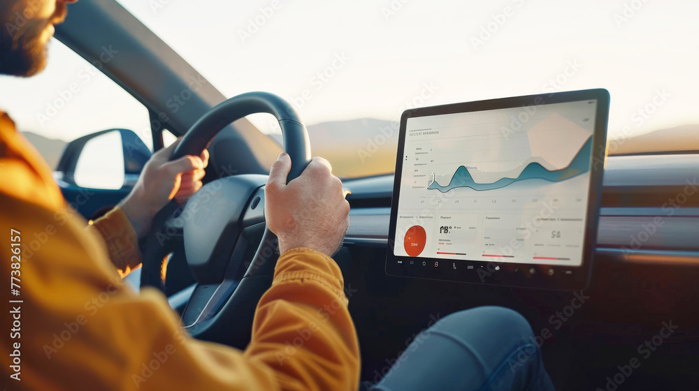 ECOCAR 2000 HYBRID ELECTRIC VEHICLE DASHBOARD DISPLAY visual data 6