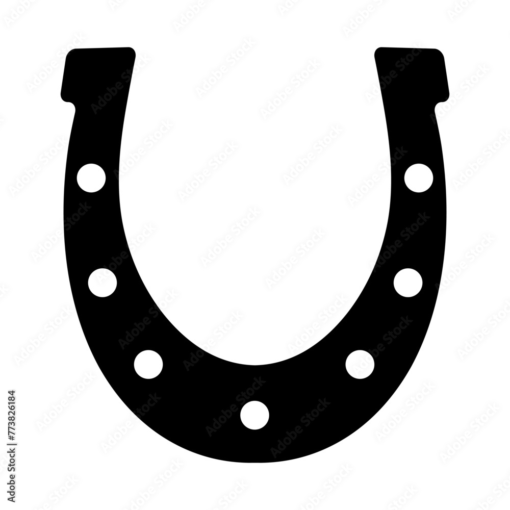 Horseshoe icon symbol good luck talisman for fortune Horseshoe icon symbol good luck talisman for fortune