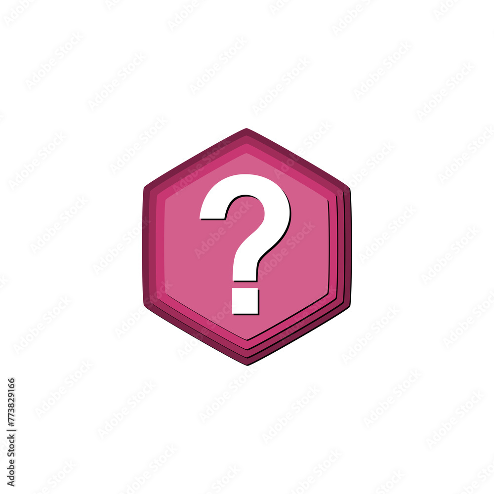Question mark icon isolated on transparent background Question mark icon isolated on transparent background