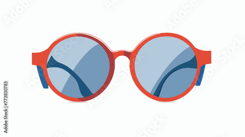 Vector sunglasses. Eyeglasses hipster fashion illustration
