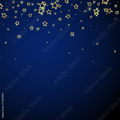 Starry night fairy tale background.