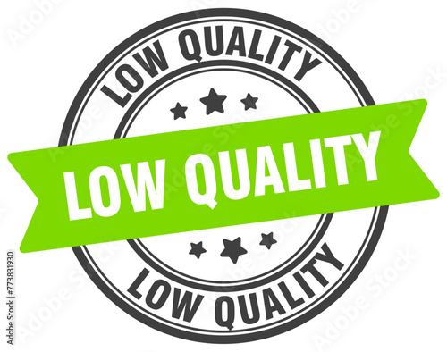 low quality stamp. low quality label on transparent background. round sign