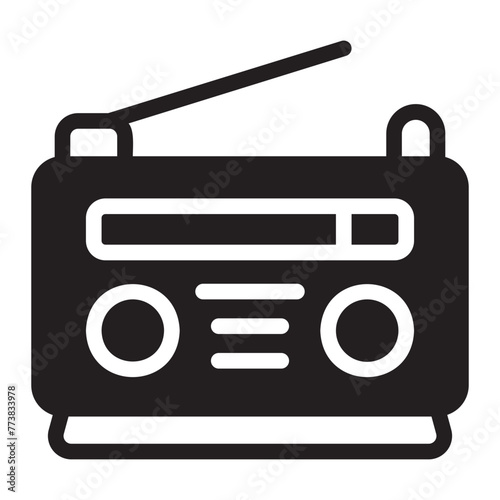 radio glyph icon