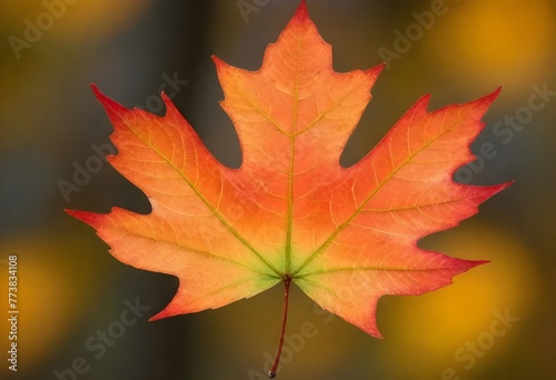 modernist style Vibrant maple leaf with serrated e (10)
