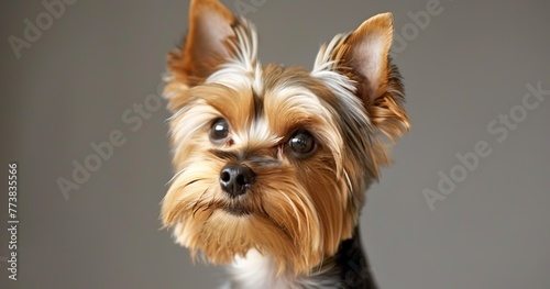 Yorkshire Terrier, tiny in size but big in personality, coat silky.  © Thanthara