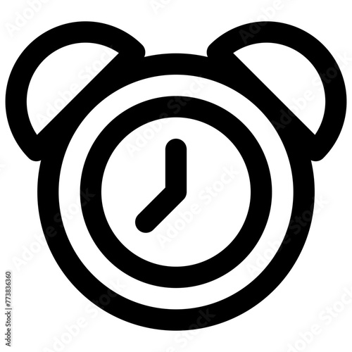 Wake Me Up Before You Go Go. Editable stroke vector icon.