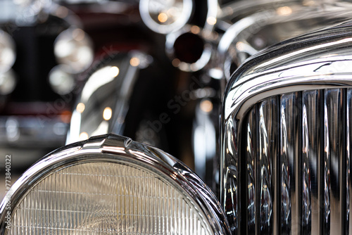 an plain oldtimer car background