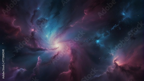 space galaxy background © Prashant
