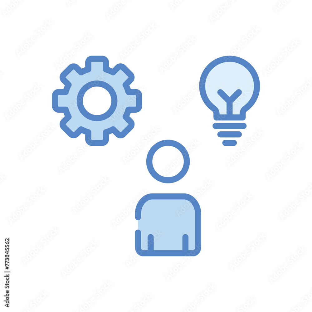 Skills vector icon design Skills vector icon design