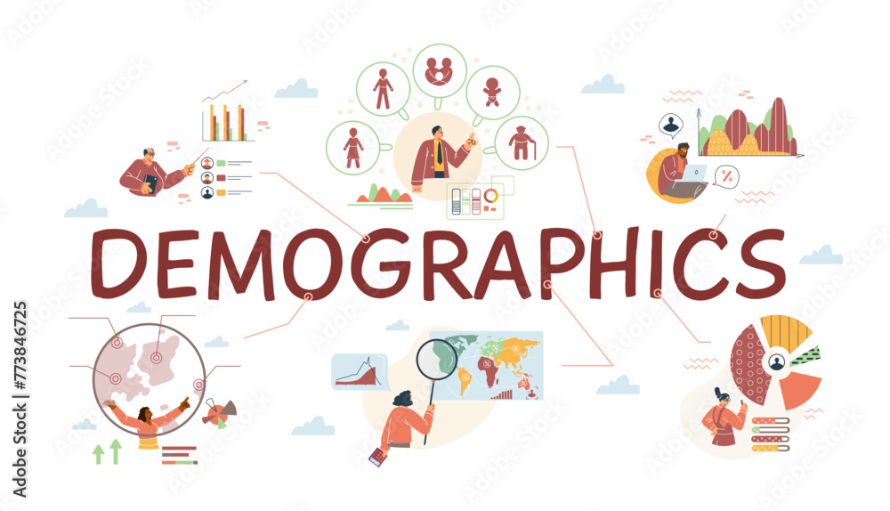 Comprehensive demographic study vector set