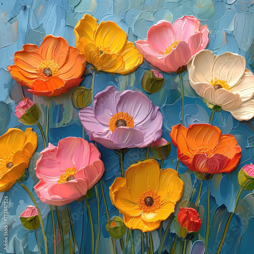 pattern with poppies (ID: 773847526)
